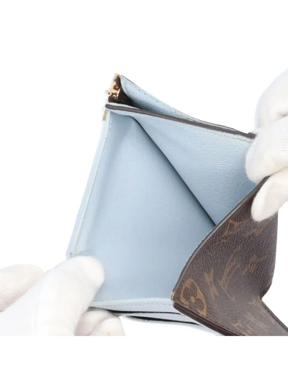 Louis Vuitton Portefeuille Lisa Monogram Bifold Wallet Canvas